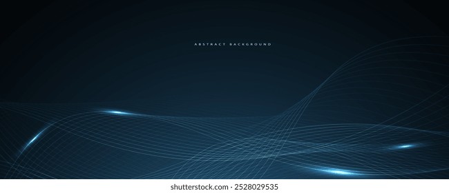 Technology abstract futuristic science background for internet business. Big data concept.