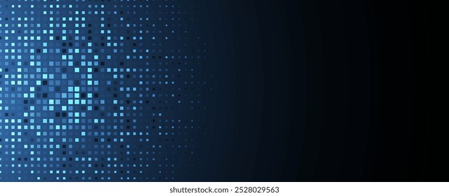 Tecnología de fondo de ciencia futurista abstracto para el negocio de Internet. Concepto de Big Data.