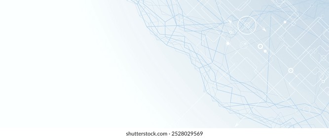 Tecnologia abstrata ciência futurista fundo para negócios de internet. Conceito de Big Data.