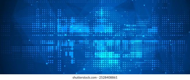 Technology abstract futuristic science background for internet business. Big data concept.