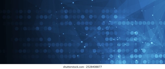 Tecnología de fondo de ciencia futurista abstracto para el negocio de Internet. Concepto de Big Data.