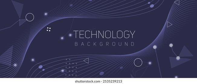 Technology abstract futuristic science background for internet business. Big data concept.
