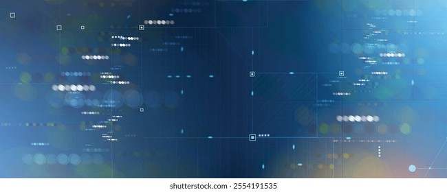 Technology abstract futuristic science background for internet business. Big data concept.