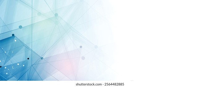 Technology abstract futuristic science background for internet business. Big data concept.