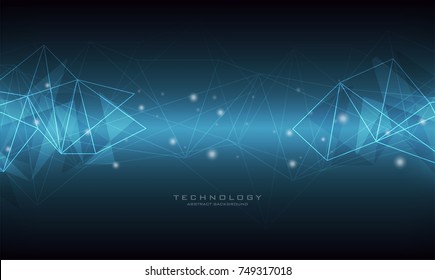 Technology Abstract  geometric background