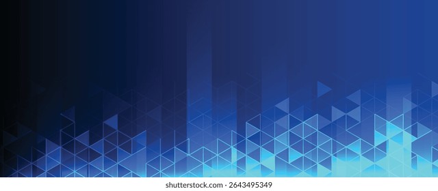 Technology abstract hexagon and polygon background for presentationand other projects