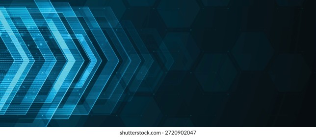 Fondo abstracto del hexágono y del polígono de la Tecnología para la presentación y otros proyectos