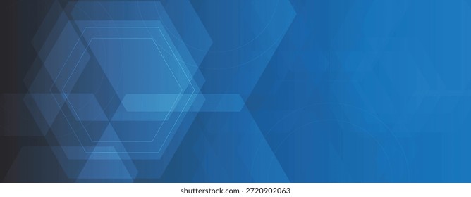 Fondo abstracto del hexágono y del polígono de la Tecnología para la presentación y otros proyectos