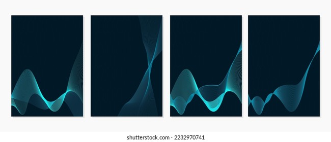 Technology abstract lines and dots connection poster or cover.. Connection digital data and big data concept. Digital data visualization. Vector illustration