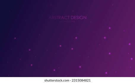 Technology abstract lines and dots connection background. Big data visualization. Information analytics concept.