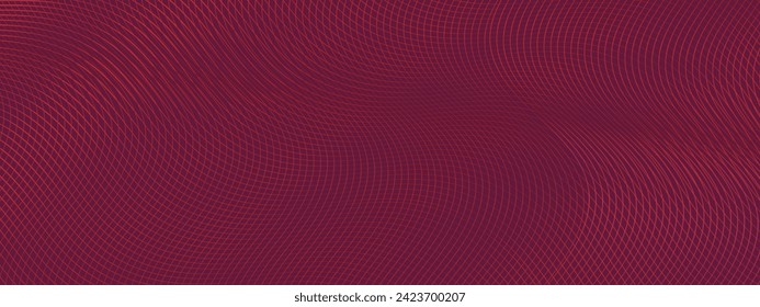 Technology abstract lines on dark red background
