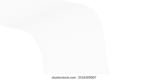 Technology abstract lines on white background. Abstract white blend digital technology flowing wave lines background. Modern glowing moving lines design. Modern white moving lines design element.