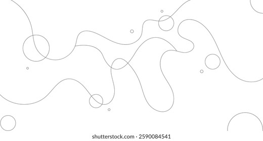 Technology abstract lines on white background. Undulate Grey Wave Swirl, frequency sound wave, twisted curve lines with blend effect.eps10