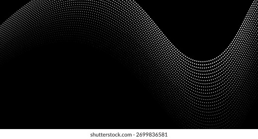 Technologie abstrakte Linien auf weißem Hintergrund. Undulate Gray Wave Swirl modern