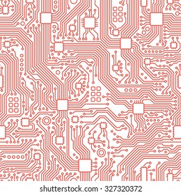 Technology abstract motherboard illustration background. Vector graphic template.