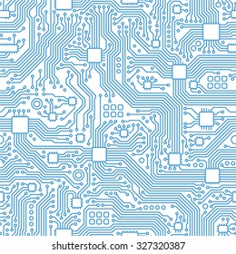 Technology abstract motherboard illustration background. Vector graphic template.