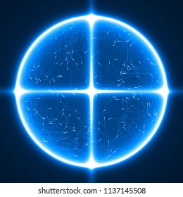 technology abstract of moving particules with energy trails. suitable for data, internet, energy, digital and technology themes.
