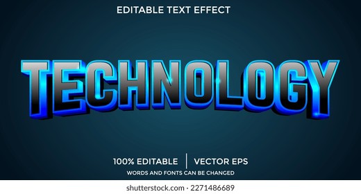 Technology abstract neon font and alphabet. techno effect logo designs. Typography digital space concept. vector illustration