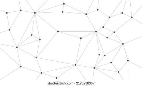 Technology abstract polygon lines geometry network background template. Low poly linked graphic vector.