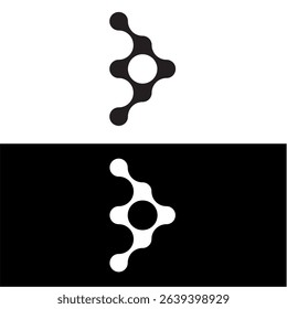 technology abstract vrctor logo icon 