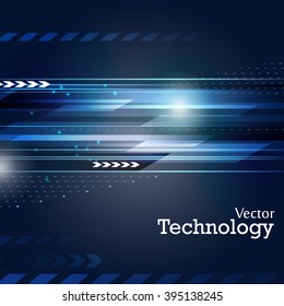 Technology abstract white background bright glare vector illustration. 