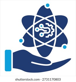 Technology Adoption Flat Blue Icon Collection