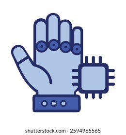 Technology AI Robotic Hand Digital Innovation Cyber