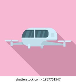 Technology air taxi icon. Flat illustration of Technology air taxi vector icon for web design