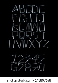 Technology Alphabet, vector Eps10 illustration.