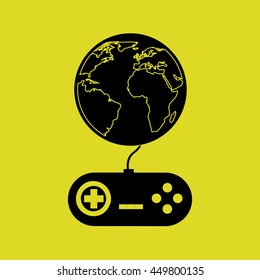 technology app connection weareable isolated, vector illustration