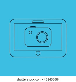 technology app ecommerce isolated, vector illustration eps10