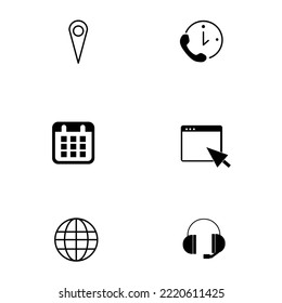 technology app icon set eps