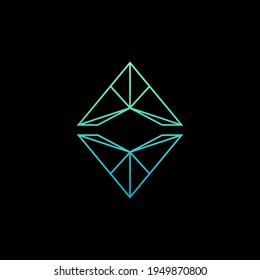 Technology arrows triangle logo symbol icon 