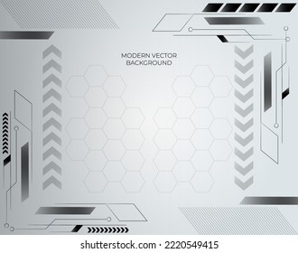 Technology Artificial intelligence design background. National Science Day background vector