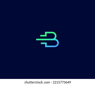 technology B Letter Logo Vector Template Abstract Monogram Symbol