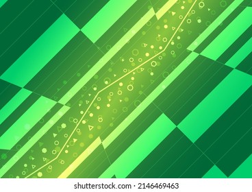 Technology Backgroud With Network Wireframe. Vector Illustration.