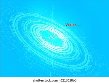 Technology background abstract blue concept 