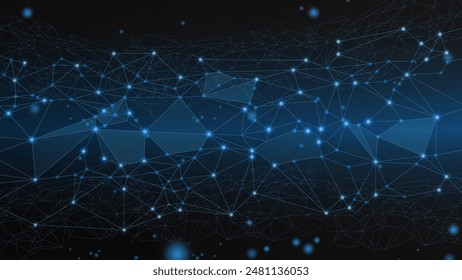 technology background abstract. technology with line digital color dot hi-tech vector. technological for web banner, background, object. 