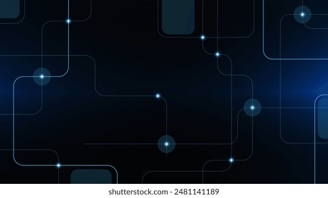 tecnología de fondo abstracto. tecnología con línea digital color punto Vector de alta tecnología. tecnología para Anuncio de Web, fondo, objeto. 