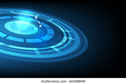 technology background abstract perspective blue black concept art