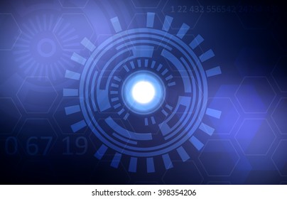 Technology Background. Abstract Vector Hi-Tech Background