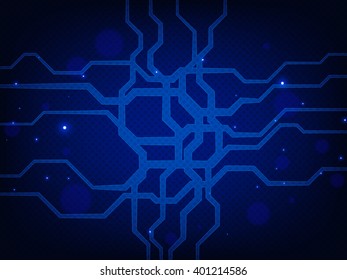 Technology Background. Abstract Vector Hi-Tech Background