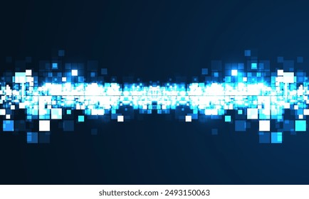 Technology background. Big data visualization concept