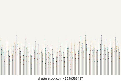 Technology background. Big data visualization. Tech abstract data lines with dots. Circuit board. Motherboard