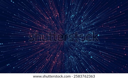 Technology background. Big data visualization concept.