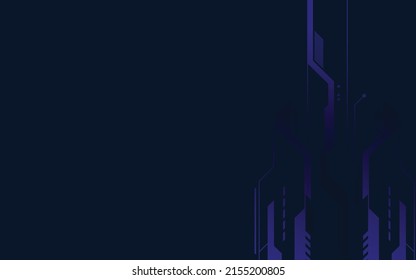 Technology background, blue modern abstract luxury geometric shape. Premium wallpaper for template, backdrop, brochure, poster, website or banner. 