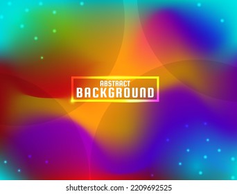 Technology Background with Blur Concept, Colorful Combination