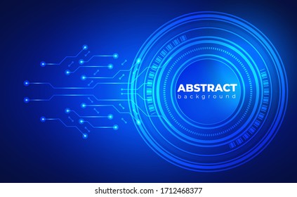  Antecedentes tecnológicos. concepto de tarjeta de circuitos. efecto neón. Ilustración electrónica de la placa base. Tecnología digital de alta tecnología e ingeniería.
Fondo de tecnología digital. Ilustración del vector