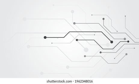Technology background circuit board Hi-tech communication concept innovation abstract background vector illustration
