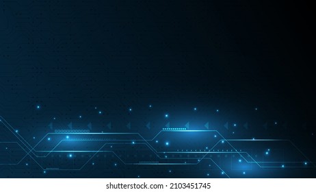 Technology background circuit board Hi-tech communication concept innovation abstract background vector illustration
